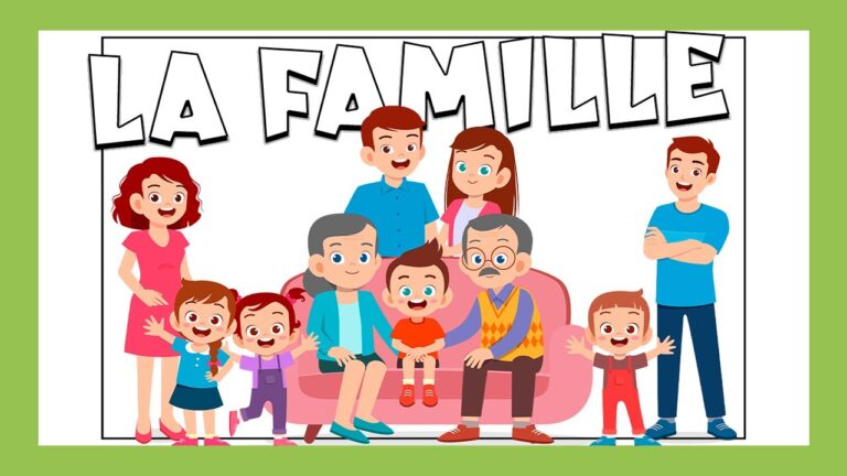 vocabulario de la familia en frances