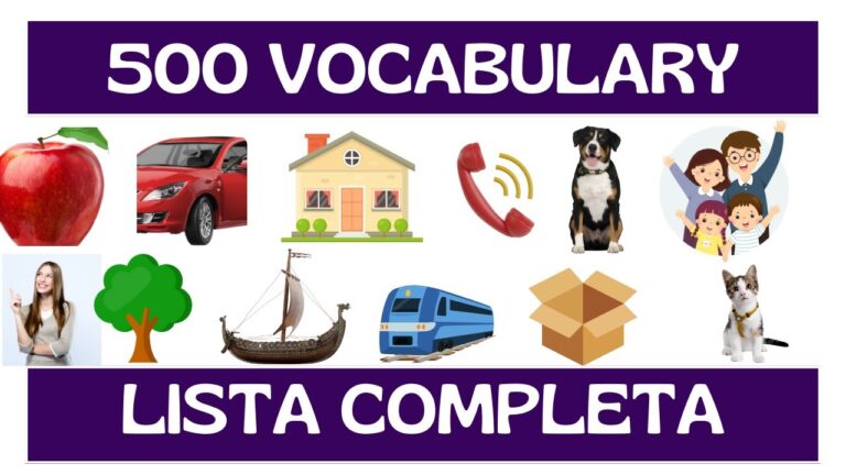 vocabulario en ingles con imagenes