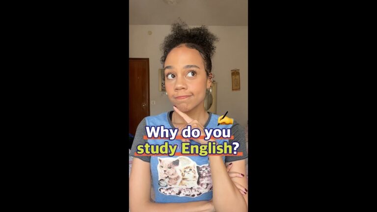 why do you study english respuesta
